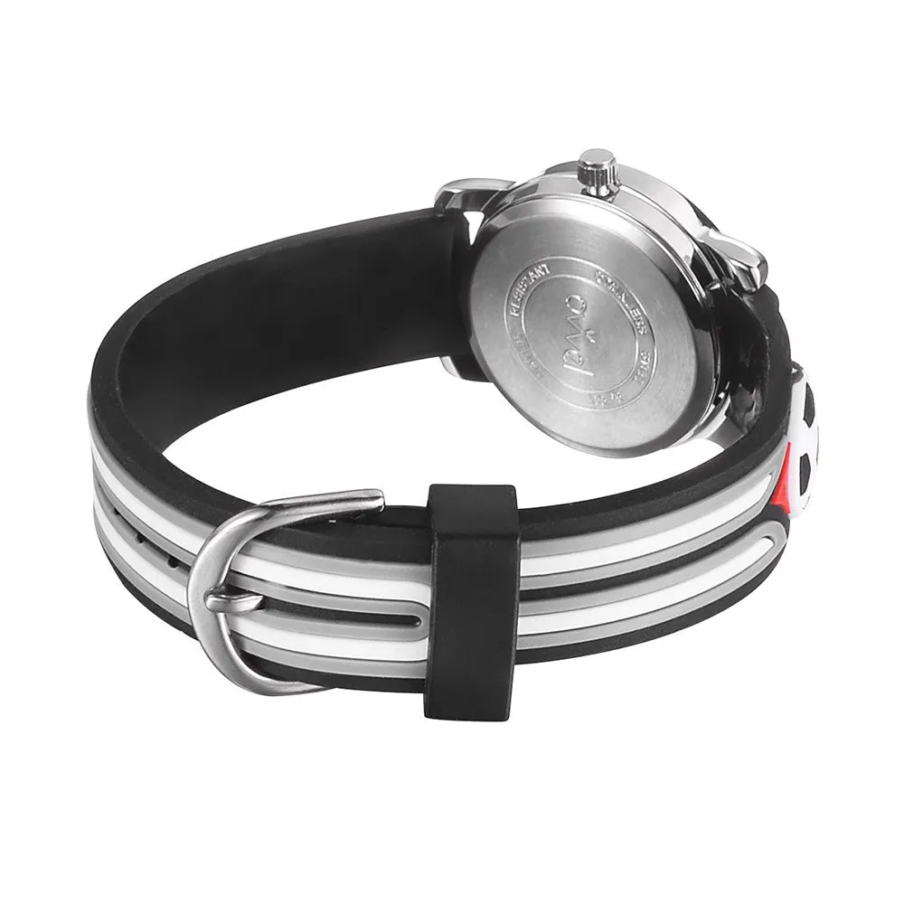 Boys Analog Watch - Black Soccer