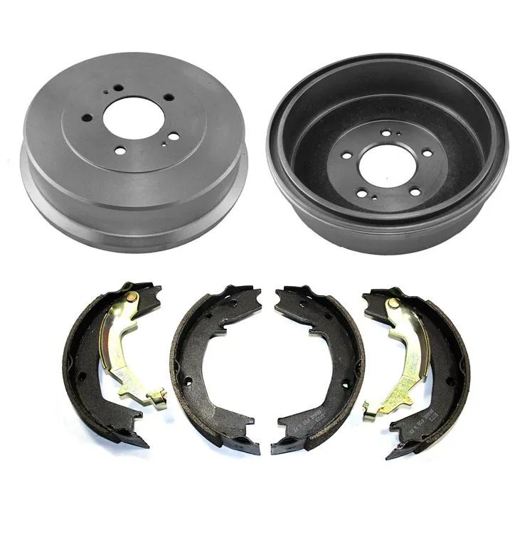Rear Brake Drums and Organic Brake Shoes for Hyundai Sante Fe 2002-2004